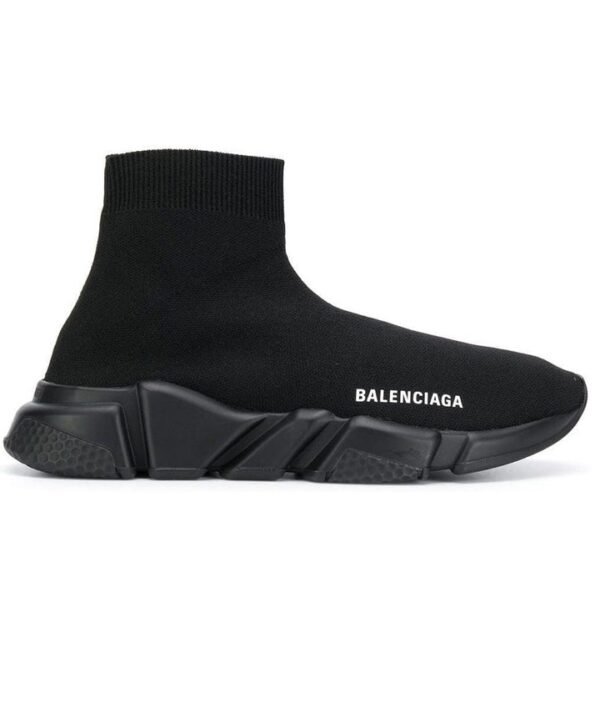 Balenciaga Speed 2.0 LT Black Knit Upper with Rubber Sole