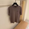 Logo embroidered cotton jersey T-shirt